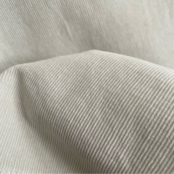 J crew woman straight leg high rise ribbed pant 32 beige cotton casual soft - Picture 8 of 9